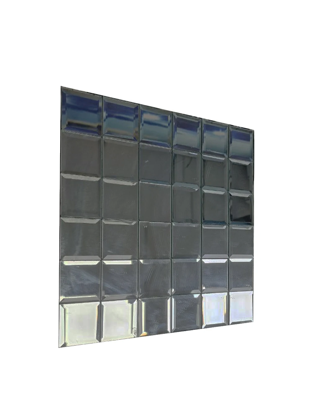 smussato-specchio-6x6 Piastrelle Mosaico Adesive Rigide 30x30 cm Mod.10359 - immagine 1