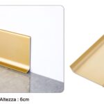 Battiscopa in Alluminio Oro Mod.3930