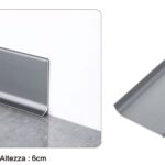 Battiscopa in Alluminio Grigio Mod.3948