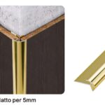 Profilo di Raccordo Curvo 5mm Mod.3904