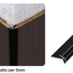 Profilo di Raccordo Curvo 5 mm Mod.3905