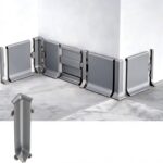 Angolo Interno per Battiscopa Grigio Mod.3949