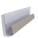 Profilo a J in PVC Grigio Scuro Mod.3560