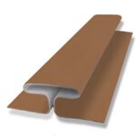 Profilo di Giunzione H in PVC Marrone Scuro Mod.3558