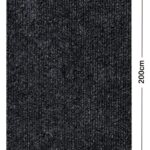 Tappeto Auto Adesivo in Feltro Nero Mod.10123
