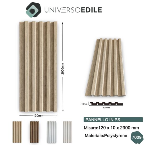 Pannello Decorativo in PS 12x290M Mod.7009