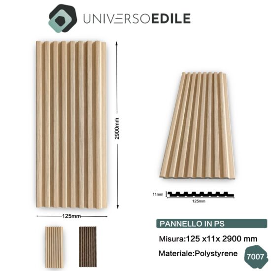 Pannello Decorativo in PS 12x290M Mod.7007